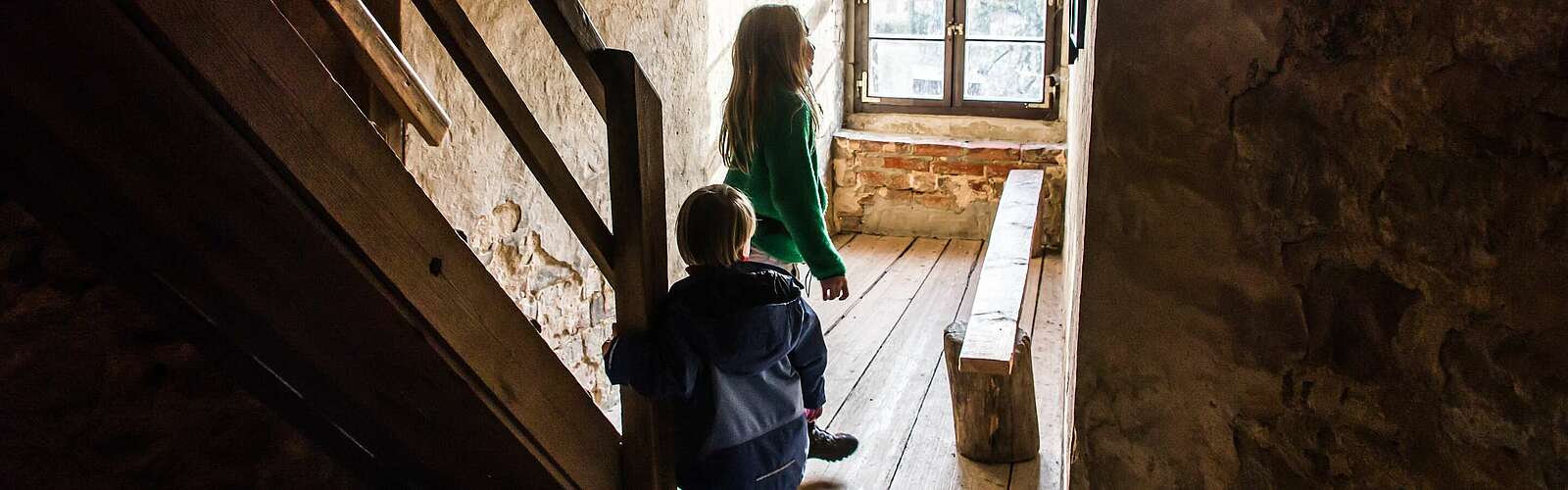 Kinder auf Burg Rabenstein,
        
    

        Foto: TMB-Fotoarchiv/Geertje Jacob