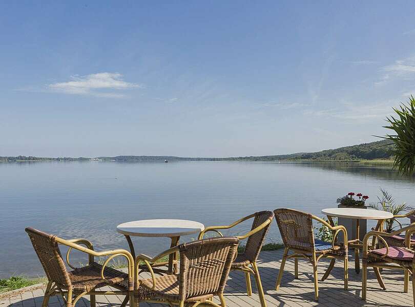 Terrasse im Strandbad Ferch