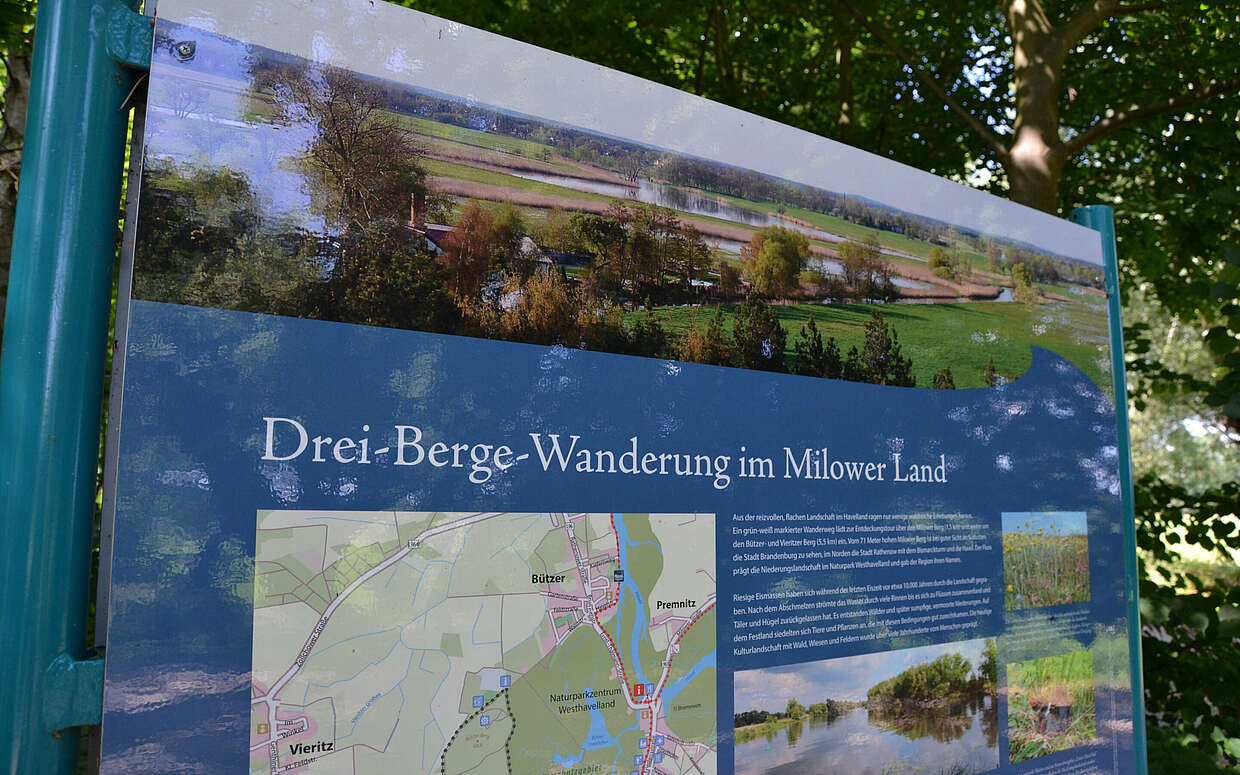 Große Überraschung: Im Havelland gibt es auch Berge.