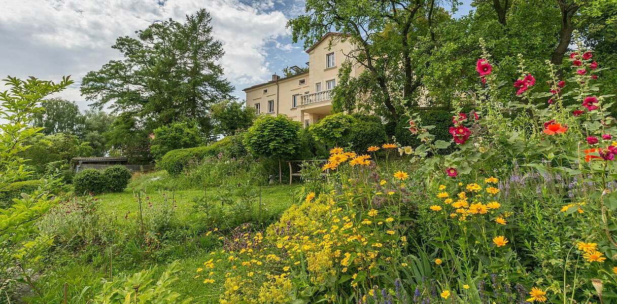 Die Villa am Trumpf mit Garten