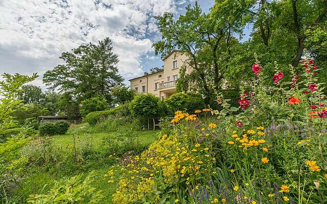 Die Villa am Trumpf mit Garten