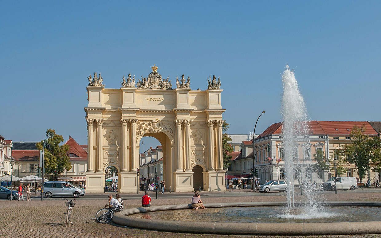 Das Brandenburger Tor am Luisenplatz