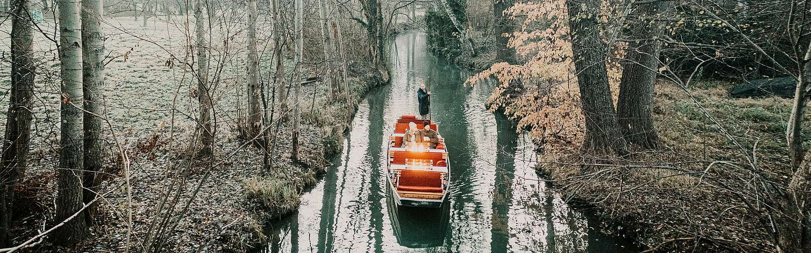 Winterkahnfahrt im Spreewald ,
        
    

        Foto: TMB-Fotoarchiv/Malte Jäger