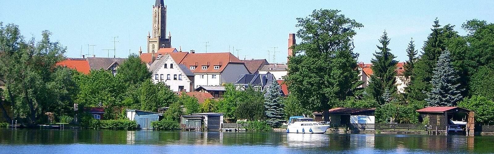 Blick auf Fürstenberg/Havel,
        
    

        Foto: TMB-Fotoarchiv/Geertje Wieck