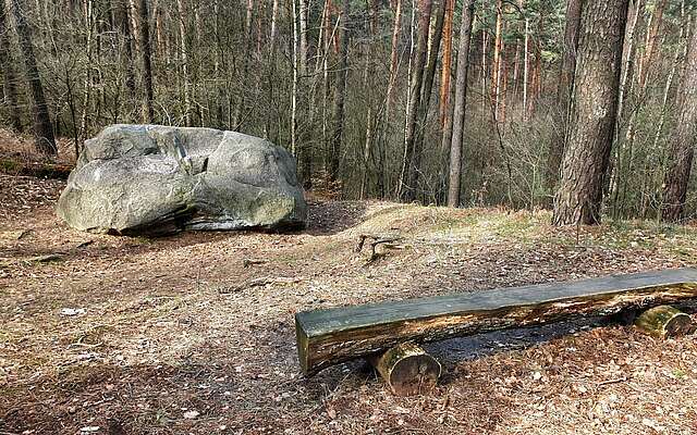 Findling im Naturpark Niederlausitzer Landrücken