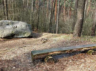 Findling im Naturpark Niederlausitzer Landrücken