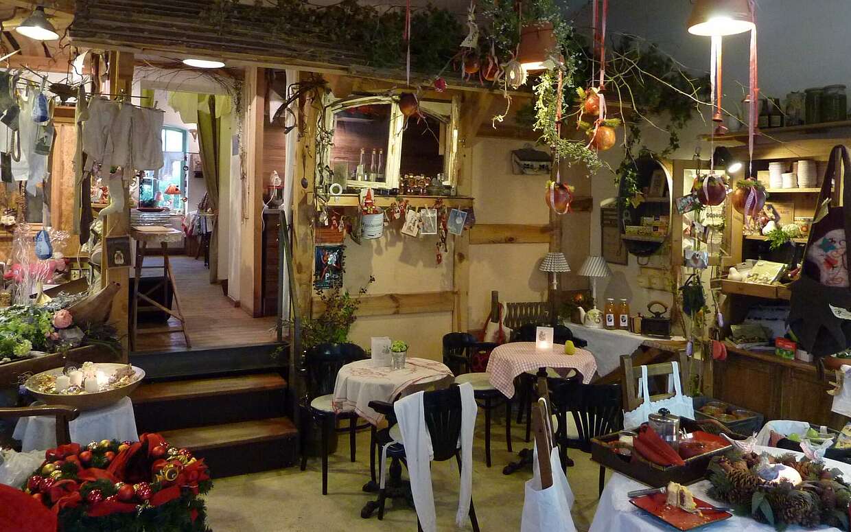 Das Café im alten Wachhaus von Ribbeck