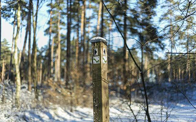 Wanderweg bei Raben