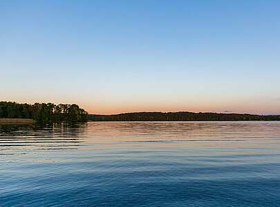 Sonnenuntergang am Werbellinsee