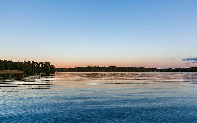 Sonnenuntergang am Werbellinsee