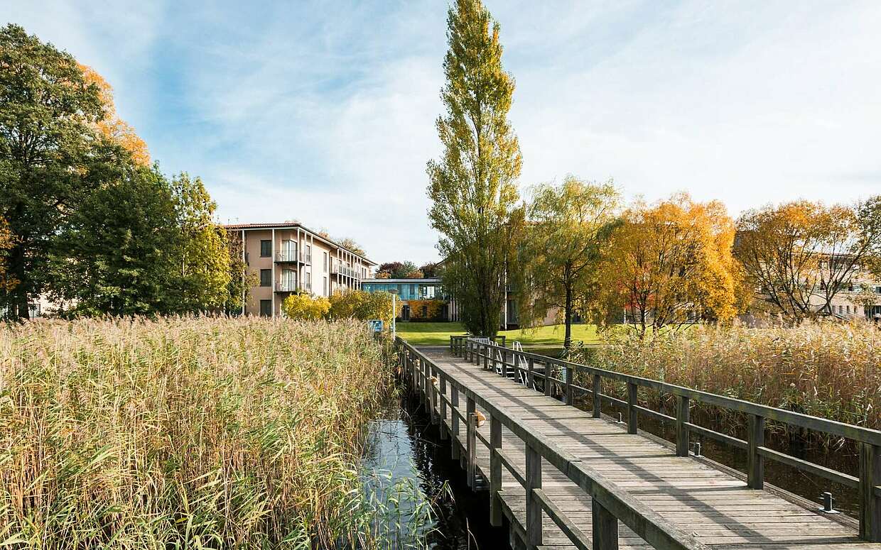 Seehotel Rheinsberg, Blick vom Wasser