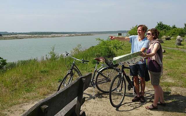 Radfahrer in Wanninchen