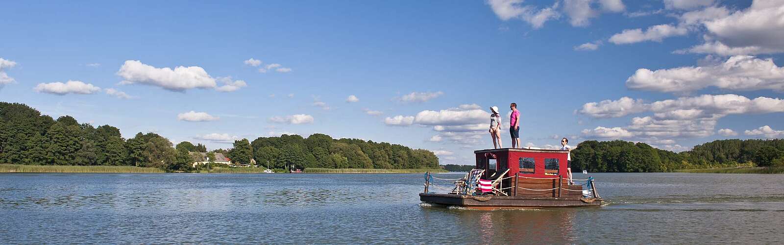 Floßtour auf dem Großen Wentowsee,
        
    

        Foto: TMB-Fotoarchiv/rent a floss/Yorck Maecke