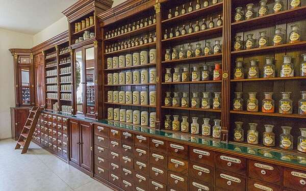 Brandenburgisches Apothekenmuseum in der Löwenapotheke in Cottbus