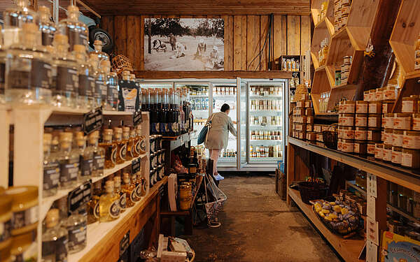 Einkauf im Hofladen