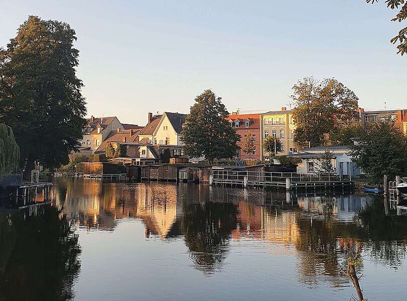 Old shipping company in Fürstenberg/Havel