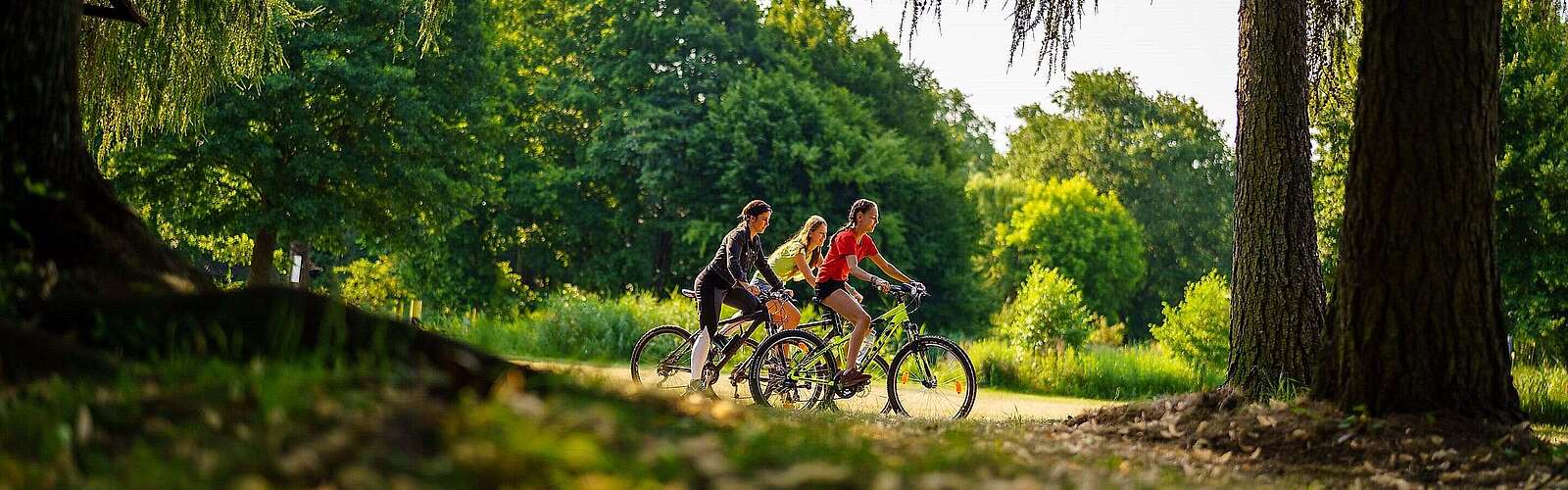 Radfahrer bei Himmelpfort
