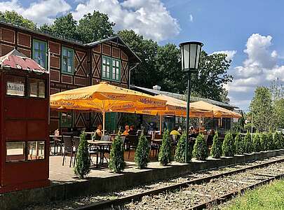 Der alte Bahnhof an der Stillen Pauline