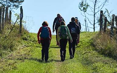 Wanderer im Naturpark Stechlin-Ruppiner Land