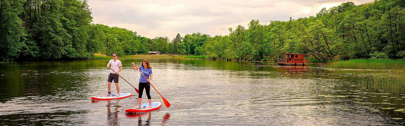 SUP-Tour auf der Siggelhavel,
            
        
                Foto: REGiO-Nord mbH/André Wirsig