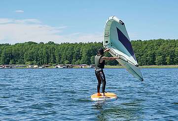Wingfoil auf dem Gudelacksee