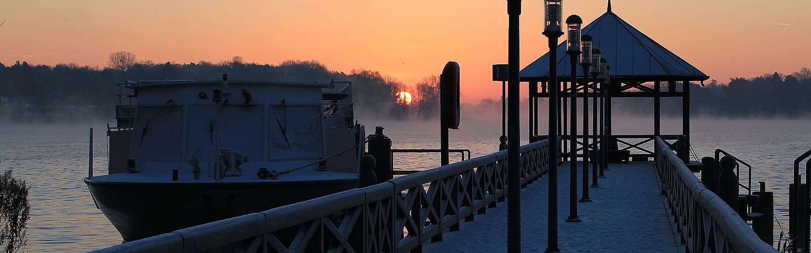 Neuruppiner Steg im Winter