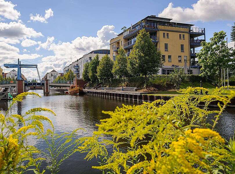 The marina in Hennigsdorf