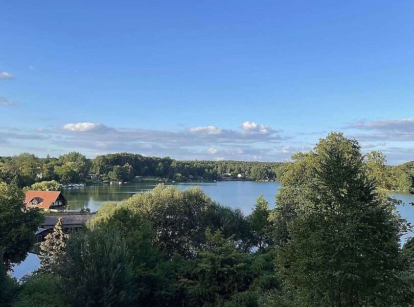 View of the Black Lake in Flecken Zechlin