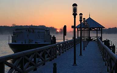 Neuruppiner Steg im Winter