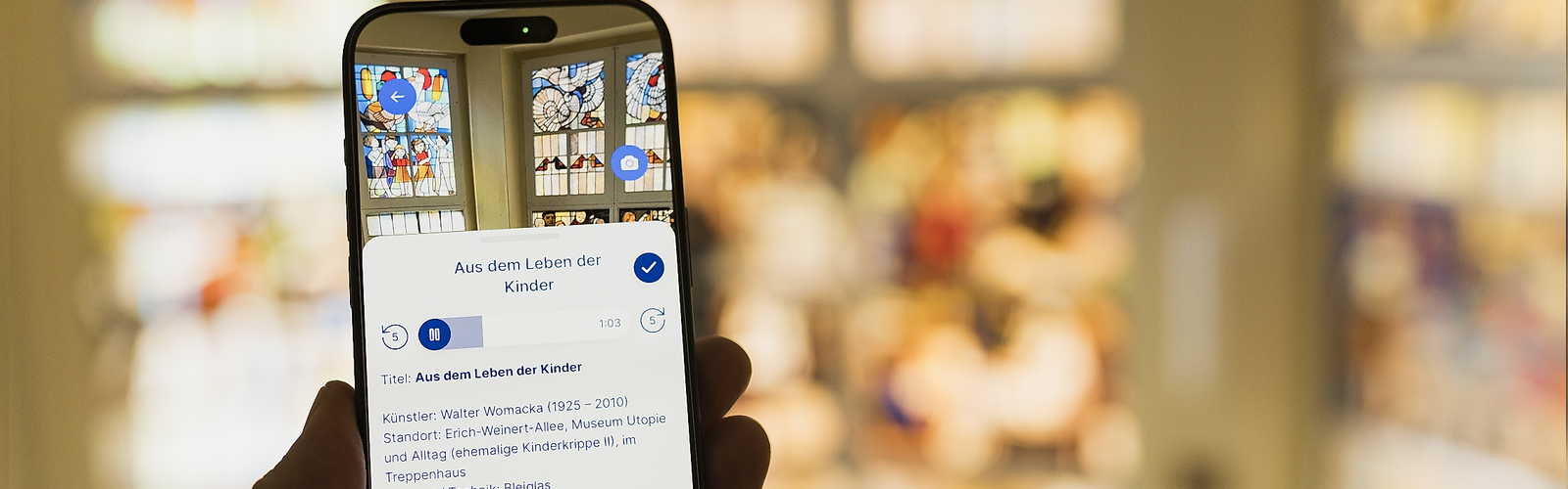 EndeckAR in Eisenhüttenstadt per Smartphone