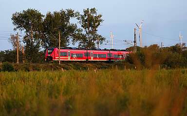 Regionalexpress im Herbst