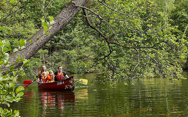 Familien-Kanutour im Naturpark Dahme-Heideseen