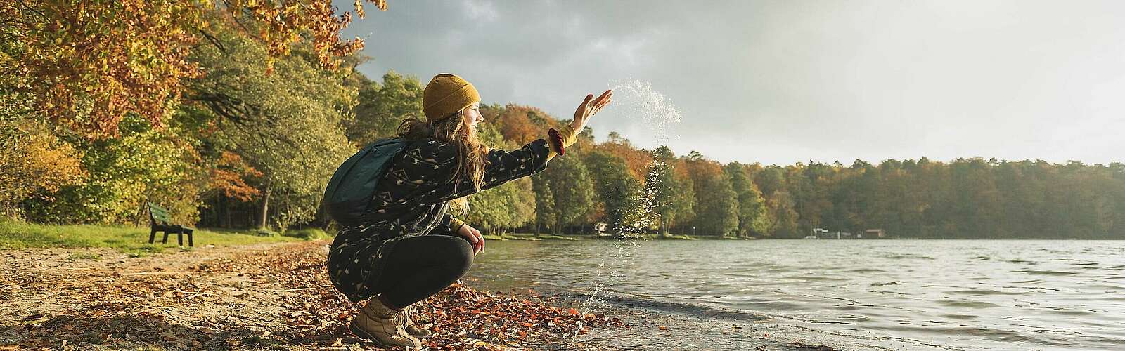 Am Stechlinsee im Herbst,
            
        
                Foto: TMB Tourismus-Marketing Brandenburg GmbH/Steffen Lehmann