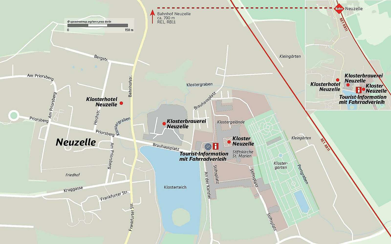 DB-Reformationsausflüge Karte Neuzelle