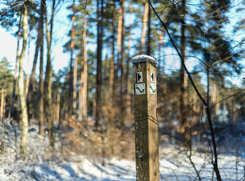 Wanderweg bei Raben
