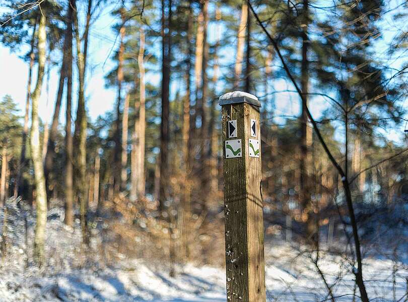 Wanderweg bei Raben