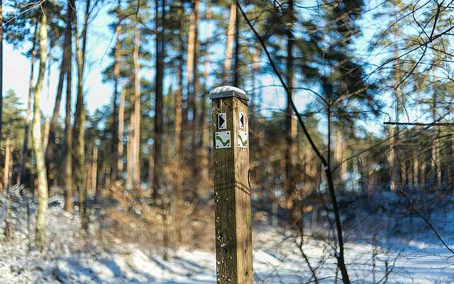 Wanderweg bei Raben
