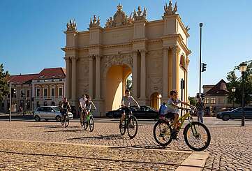 Mit dem Fahrrad durch Potsdams Innenstadt