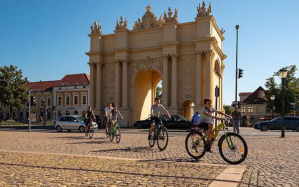 Mit dem Fahrrad durch Potsdams Innenstadt