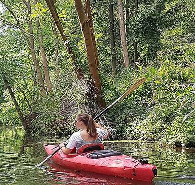Mit dem Kajak durch den Spreewald