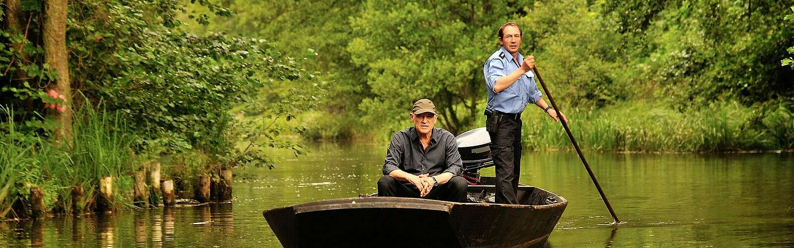 Spreewaldkrimi mit Krüger (Christian Redl, li.) und Fichte (Thorsten Merten, re.),
            
        
                Foto: ZDF/Hardy Spitz