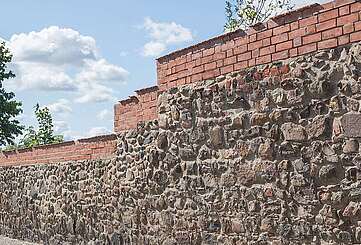 Die alte Stadtmauer von Jüterbog