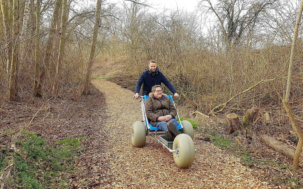 Probefahrt im Wattmobil