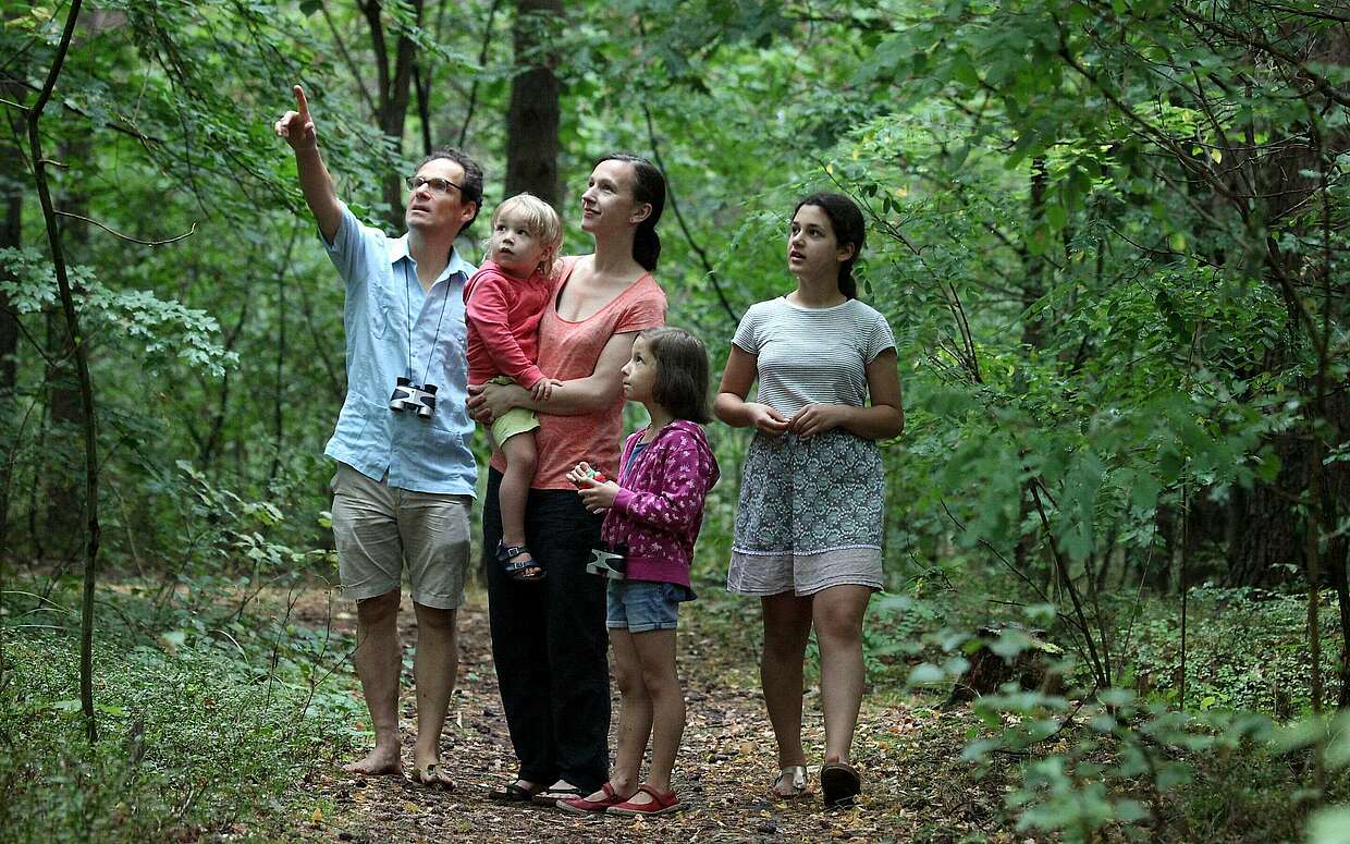 Wanderung mit der Familie