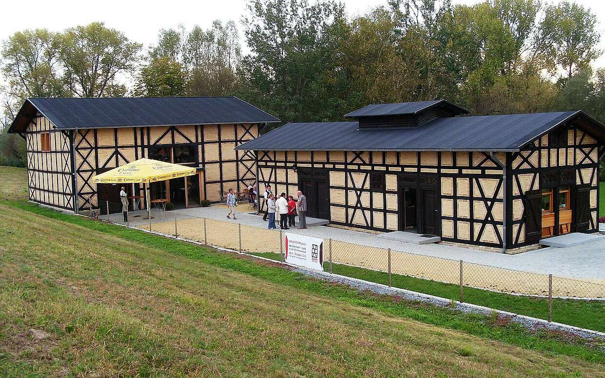 Das Restaurant Dammmeisterei an der Oder in Zollbrücke