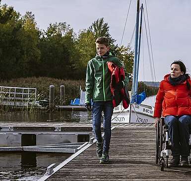 Barrierefreier Familienurlaub am Senftenberger See