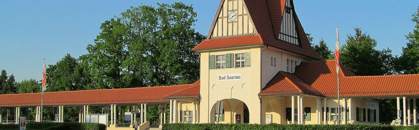 Bahnhofsgebäude in Bad Saarow,
            
        
                Foto: TMB Tourismus-Marketing Brandenburg GmbH/Matthias Fricke