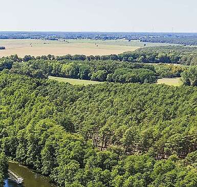 Mit dem Hausboot am Wolziger See