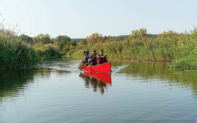 Kanutour im Nationalpark Unteres Odertal