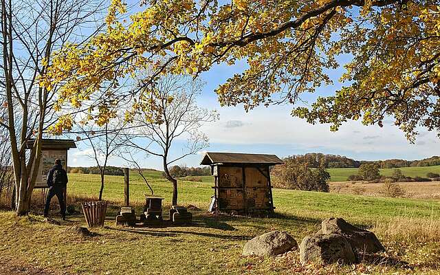 Pause beim Wandern